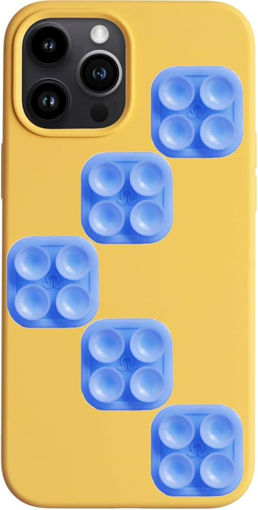 Mini Silicone Suction Phone Case Adhesive Mounts - Hands-Free, Strong Grip Holder for Selfies & V... | Amazon (US)