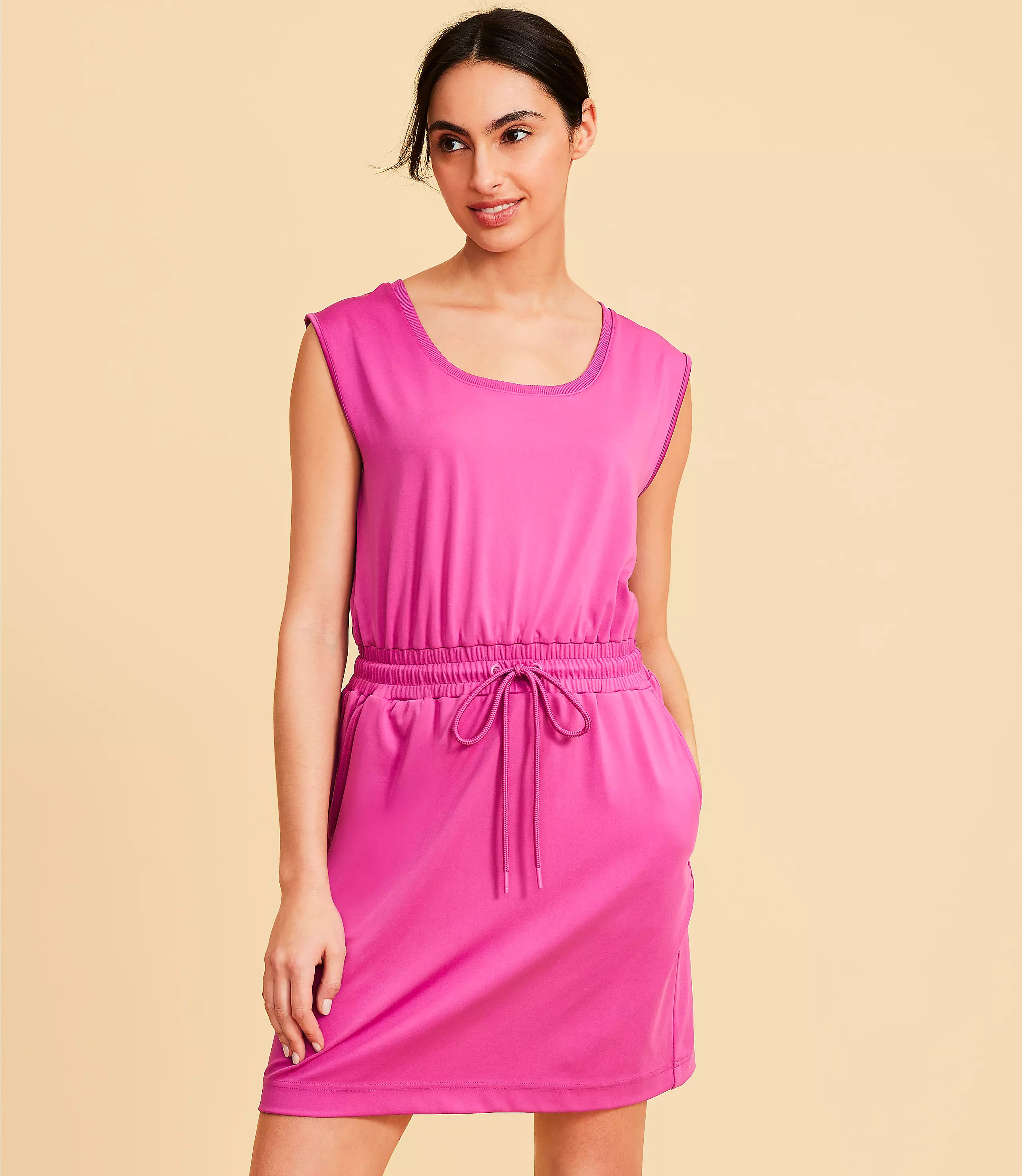 Lou & Grey Luvstretch Zip Pocket Dress | LOFT