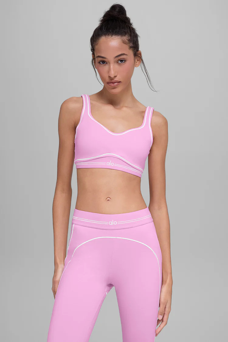 Airbrush Heart Throb Bra | Alo Yoga (US)