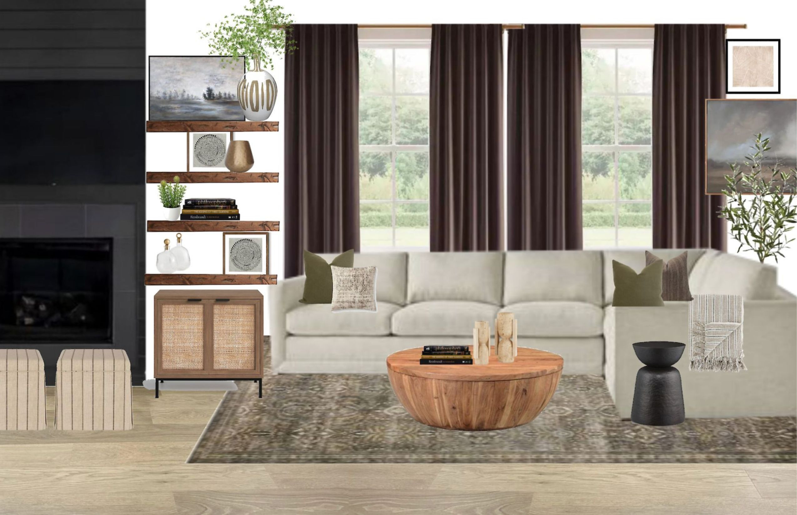 Cozy home decor with super finds! Storage wooden coffee table, area rug. sectional. skirted cubed ottomans, and more!
#homedecor #sectional #livingroom #rug #arearug #fireplace #styling #homefinds #home #ltkhome 

 #LTKHome #LTKSaleAlert #LTKFamily