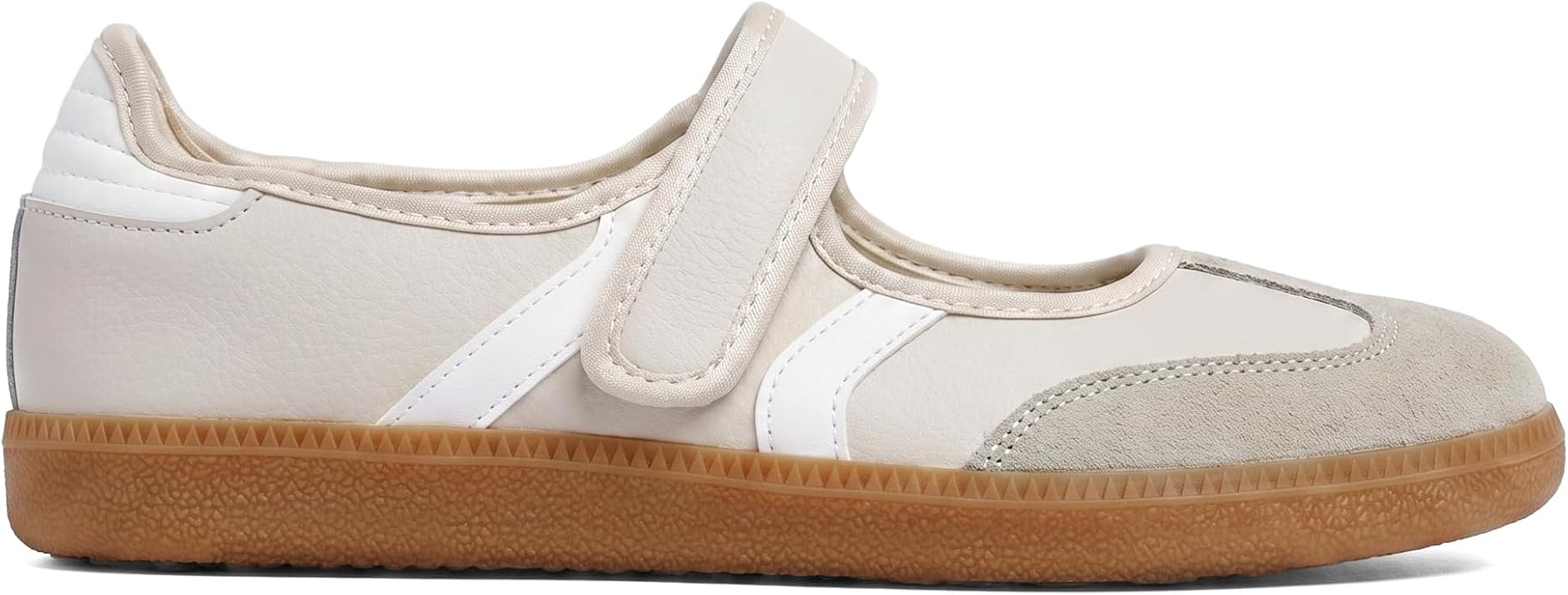 Mary Jane Sneakers for Women Slip on Ballet Flats Walking Retro Sneakers | Round Toe Mary Jane Sh... | Amazon (US)
