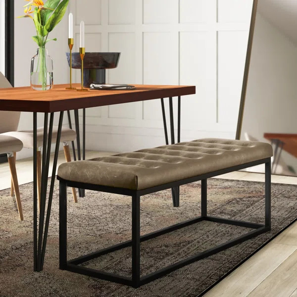 Landry Faux Leather Bench | Wayfair North America