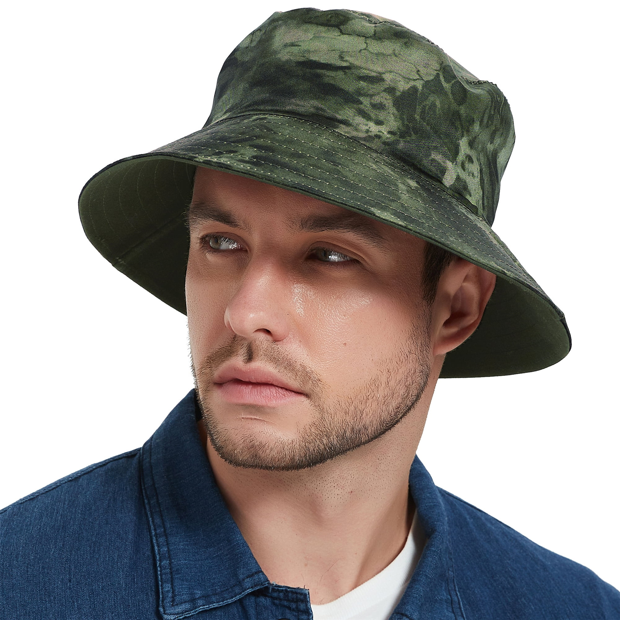 EINSKEY Camo Bucket Hat for Men Women, Reversible Cotton Sun Hat for Outdoor Beach Travel Golf Sa... | Walmart (US)