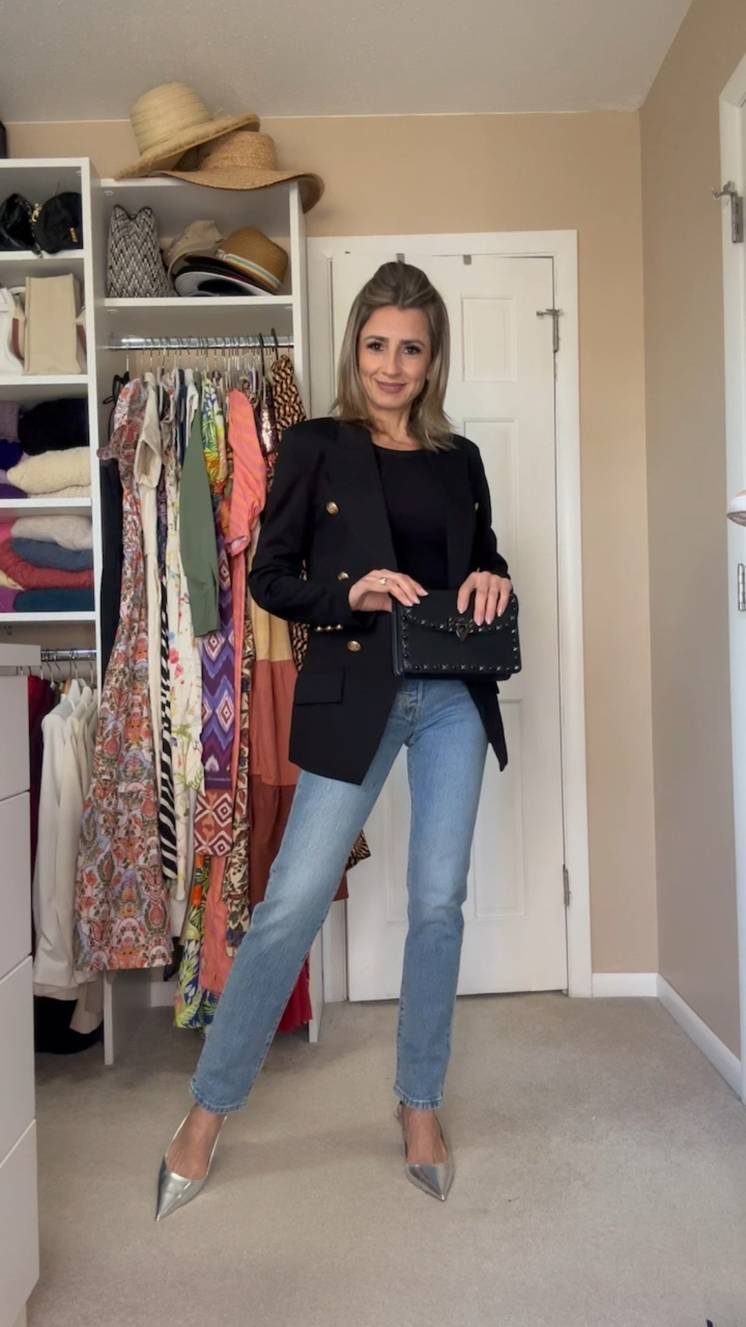 From a $3,000 blazer to similar ones at $39!!!
I’ve been looking for an affordable version of the Balmain blazer for a while to share with you ladies, and I think I found one! It’s lined and has a bit of stretch in the fabric. It’s amazing quality for the price! It fits true to size. I’m wearing XS. They are longer than the Balmain, but the same kind of fit

Bags are linked in my Instagram acct Fashionbyfabiana in the APR links Highlight 

Levi’s color is Hallow Days. Link should take you to the exact pants

#LTKunder50 #LTKworkwear #LTKstyletip