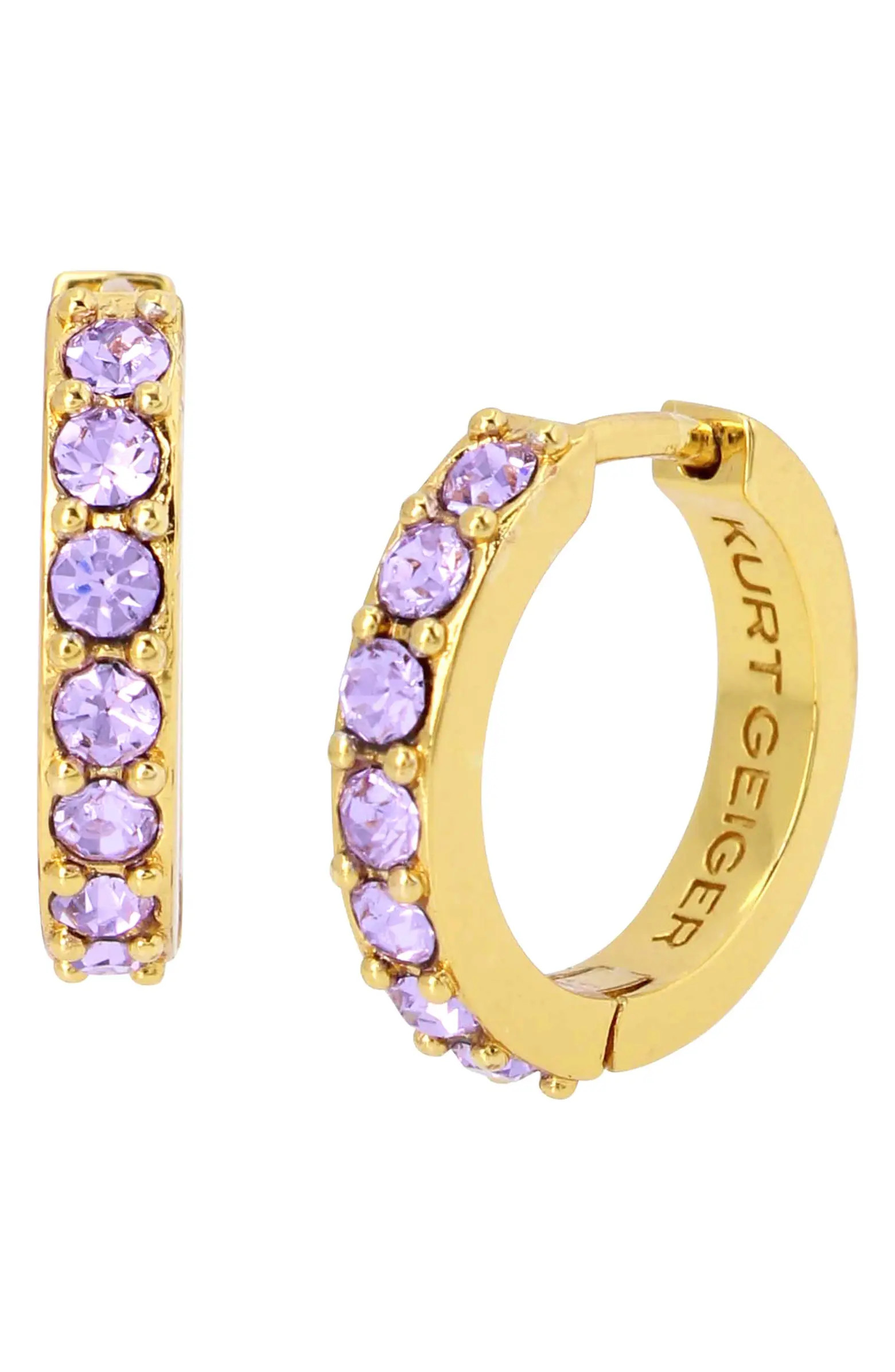 Cubic Zirconia Huggie Hoop Earrings | Nordstrom