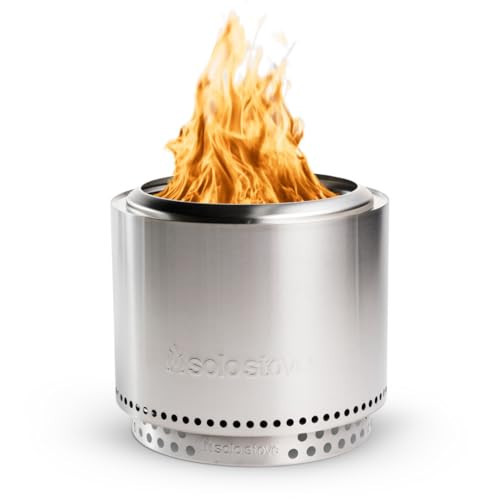 Solo Stove Bonfire with Stand | 19.5" Smokeless Fire Pit, Removable Ash Pan | Portable Stainless Steel Wood Burning Outdoor Fireplace, Ideal for 4–6 People, 21.75 lbs | Amazon (US)