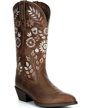 Women's Heritage Meadow Embroidered Floral Western Boots | Dillard's