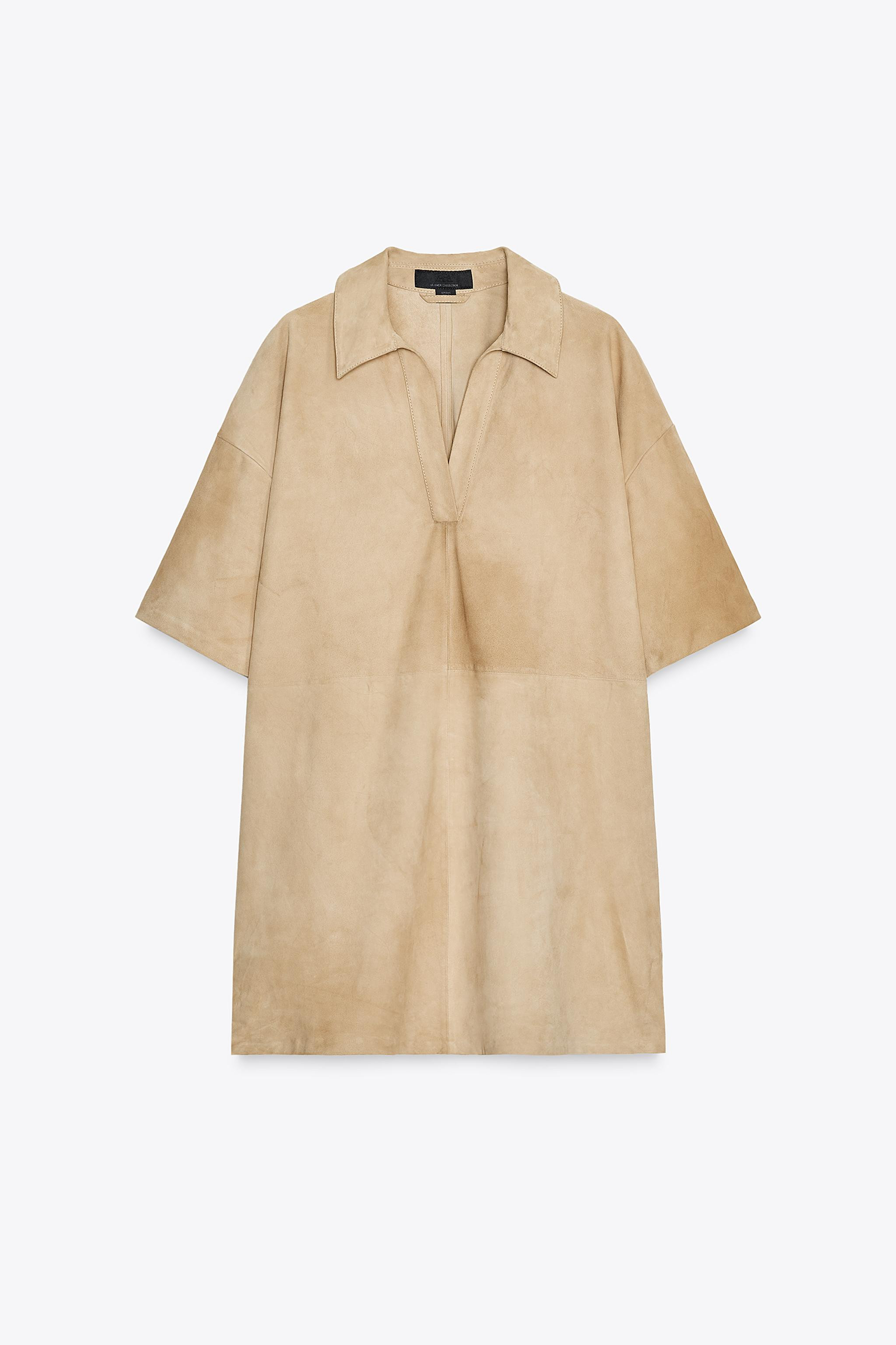 SUEDE LEATHER DRESS ZW COLLECTION LIMITED EDITION | Zara US