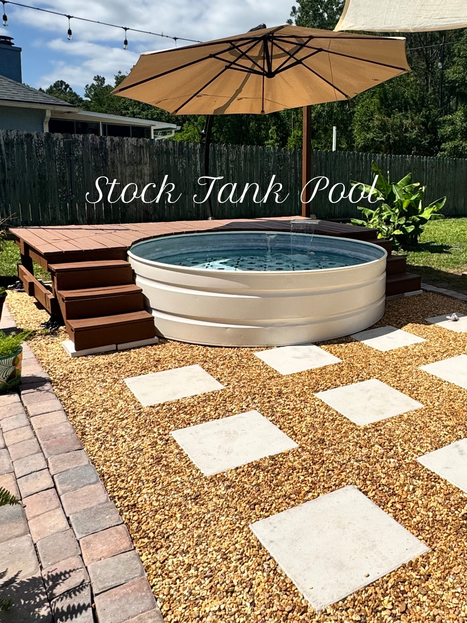 Here is everything I used building my Stock Tank Pool Oasis!

#LTKHome #LTKSeasonal #LTKSummerEdit