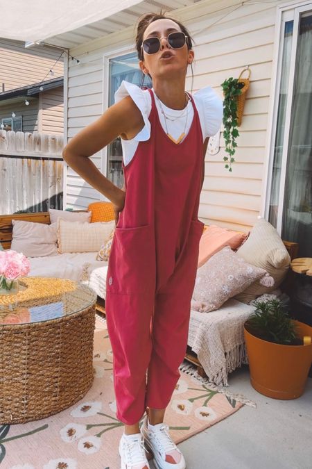 Hot shot onesie outfit inspo from my latest reel! I have 7 colors, I live in these jumpsuits! I have tried the dupes but none compare in my options!

#LTKSeasonal #LTKshoecrush #LTKstyletip