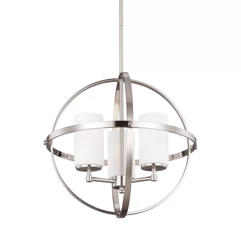 Tarri 3 - Light Shaded Globe Chandelier | Wayfair North America