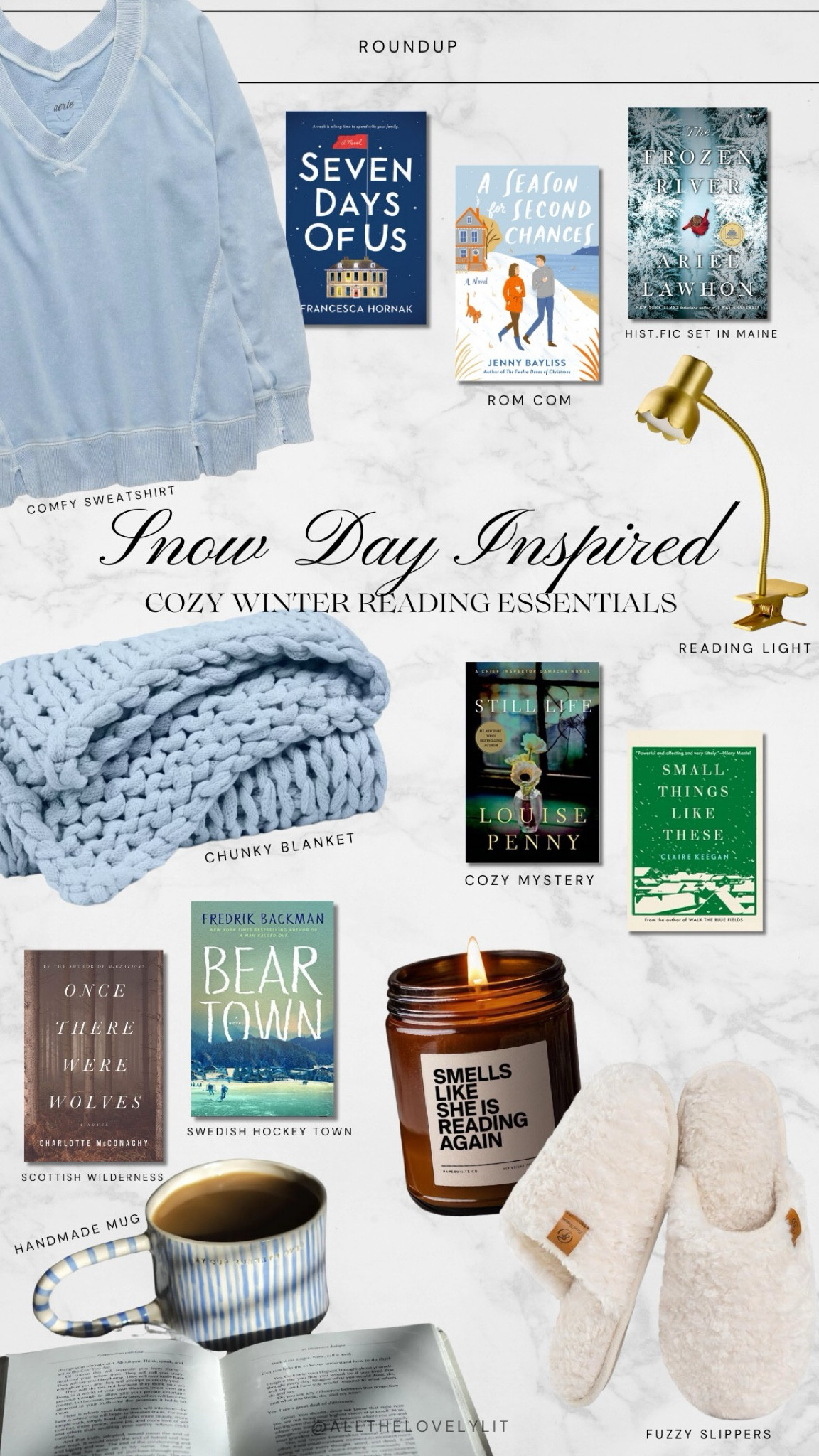 Ideas for cozy winter reading essentials ❄️ Snow day books and bookish things 



#LTKFindsUnder50 #LTKHome