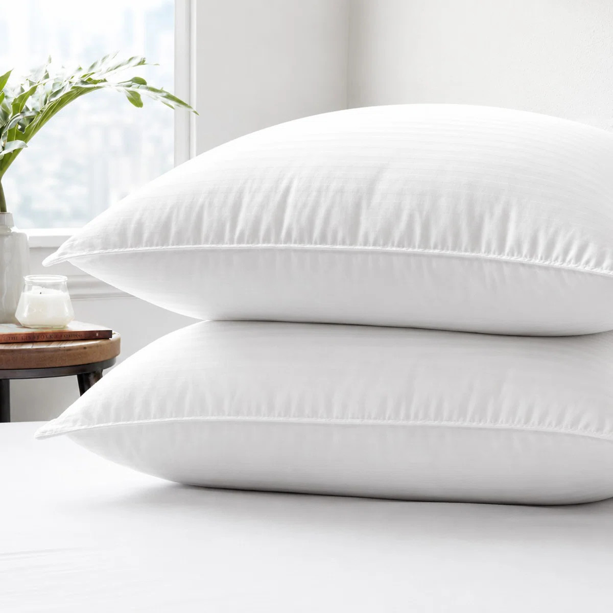 Sleep by Wayfair\u2122 Cooling Down Alternative Gel Bed Pillows (Set of 2) | Wayfair North America