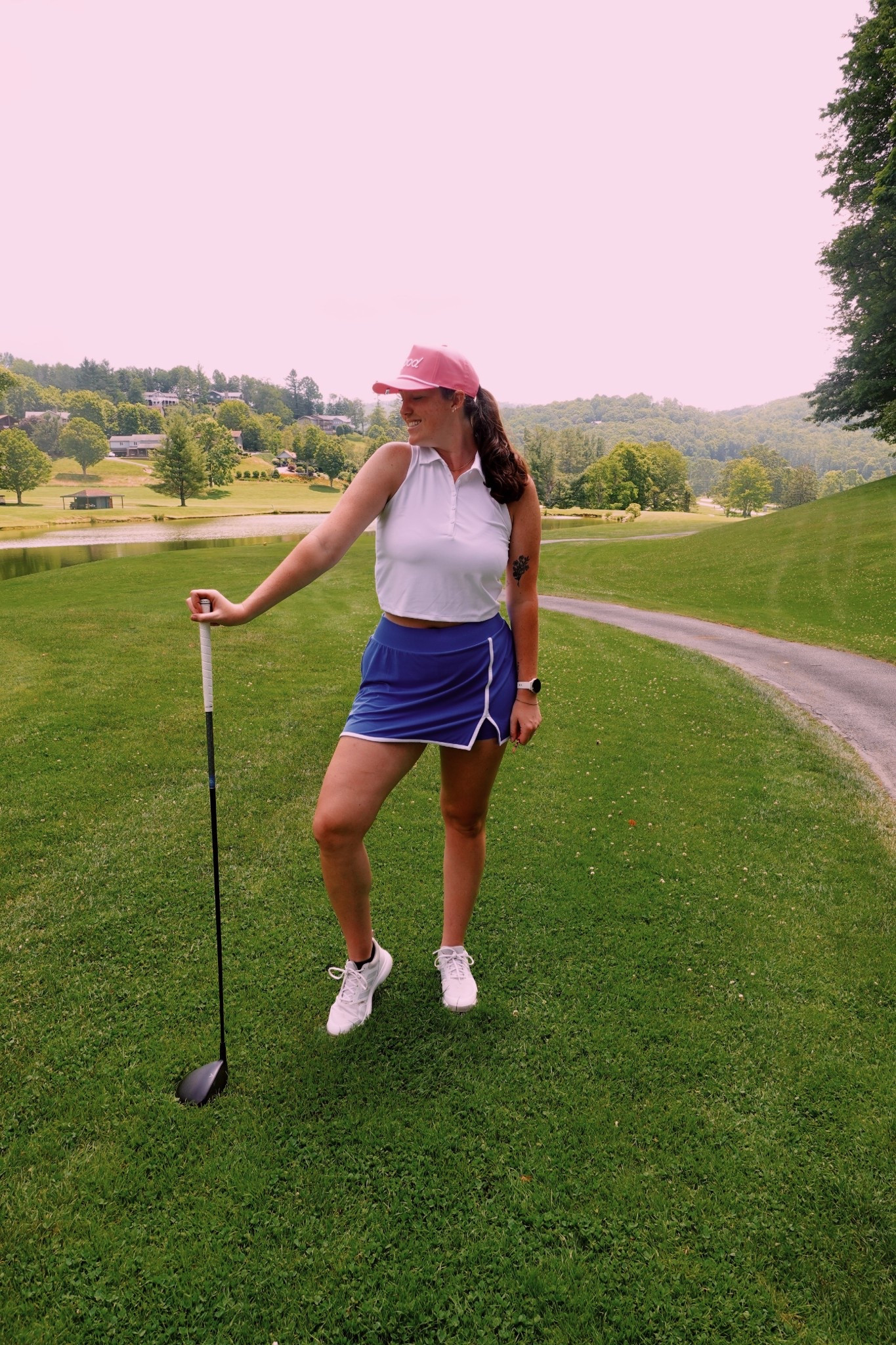 The cutest golf outfit! 🫐✨🩷

#LTKMidsize #LTKActive #LTKSeasonal