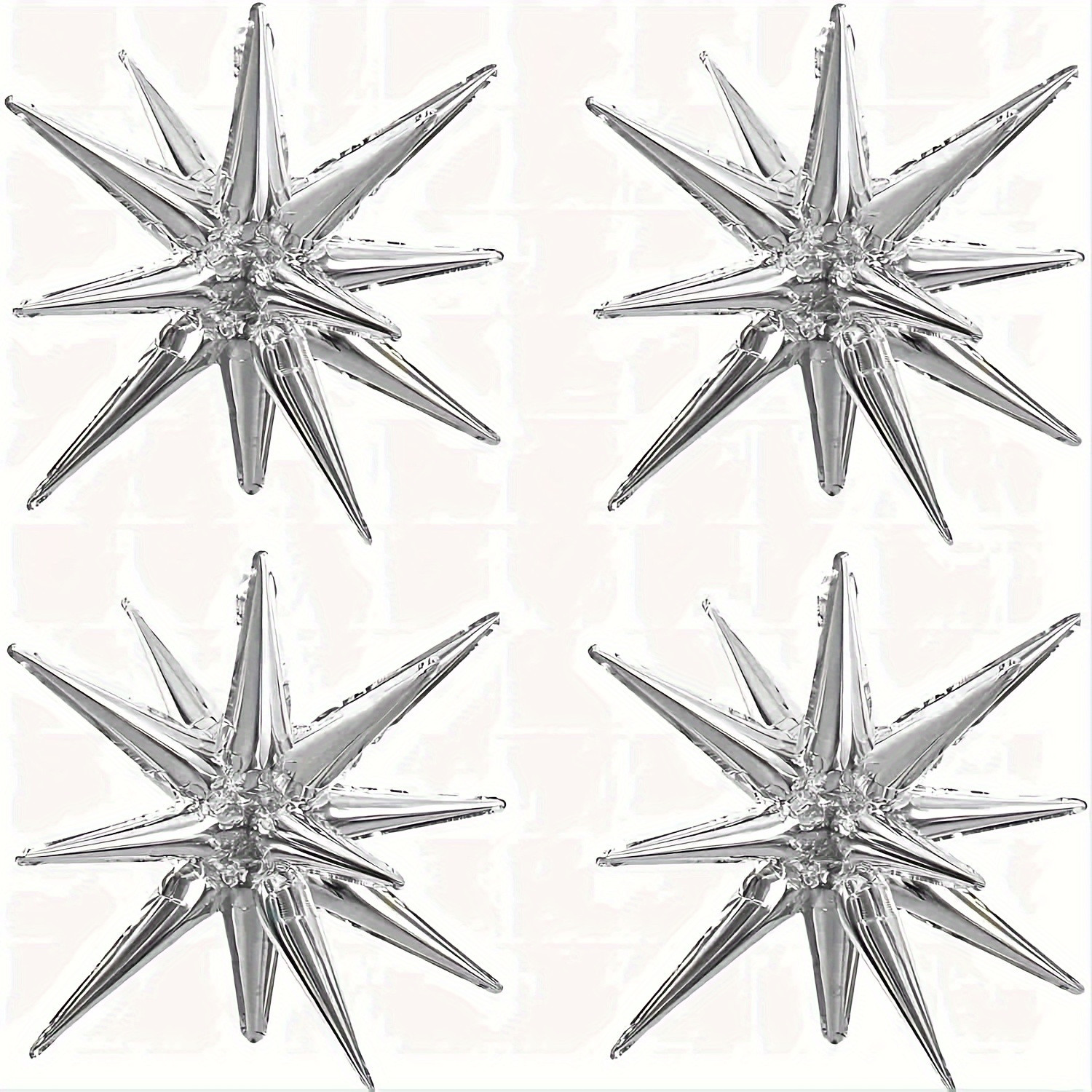 70s Disco Party Decoration 4d Silvery Color   Star - Temu | Temu Affiliate Program