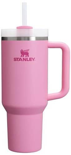 Stanley Quencher H2.0 Tumbler with Handle & Straw 40 oz | Twist On 3-Way Lid | Cupholder Compatible for Travel | Insulated Stainless Steel Cup | BPA-Free | Peony | Amazon (US)