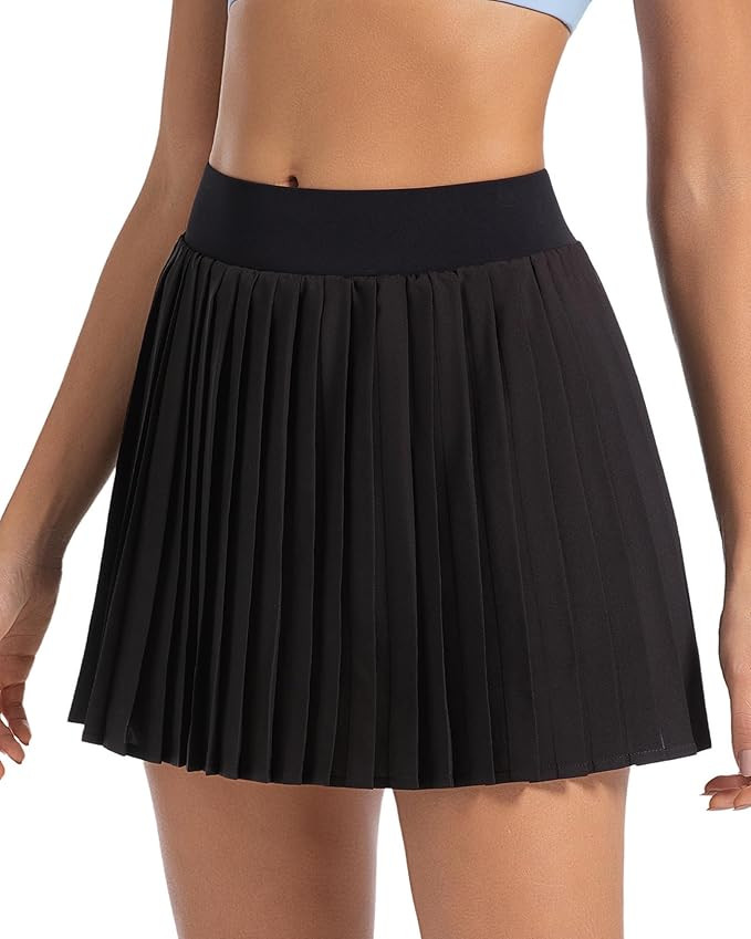 Betaven Pleated Tennis Skirts for Women with Shorts Lightweight Athletic Skorts High Waisted Golf... | Amazon (US)