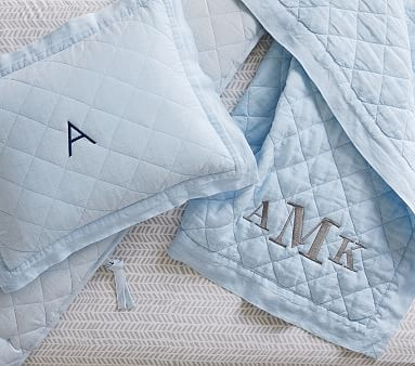 Belgian Flax Linen Decorative Shams | Pottery Barn Kids