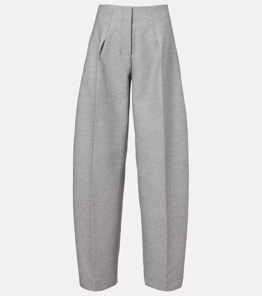 Jacquemus Curvo cotton and wool wide-leg pants | Mytheresa (US/CA)