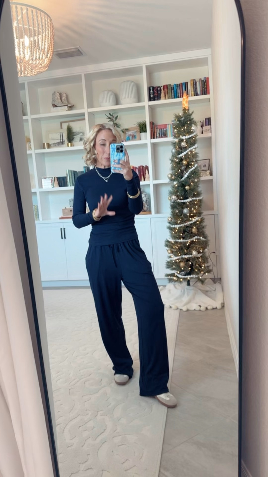 Amazon; long sleeve 2-piece sets 
 
Mock Neck Ruched Tops Wide Leg Pants 2-Piece Set - size small. 4 colors. 

#LTKSeasonal#LTKOver40#LTKFindsUnder50 

 