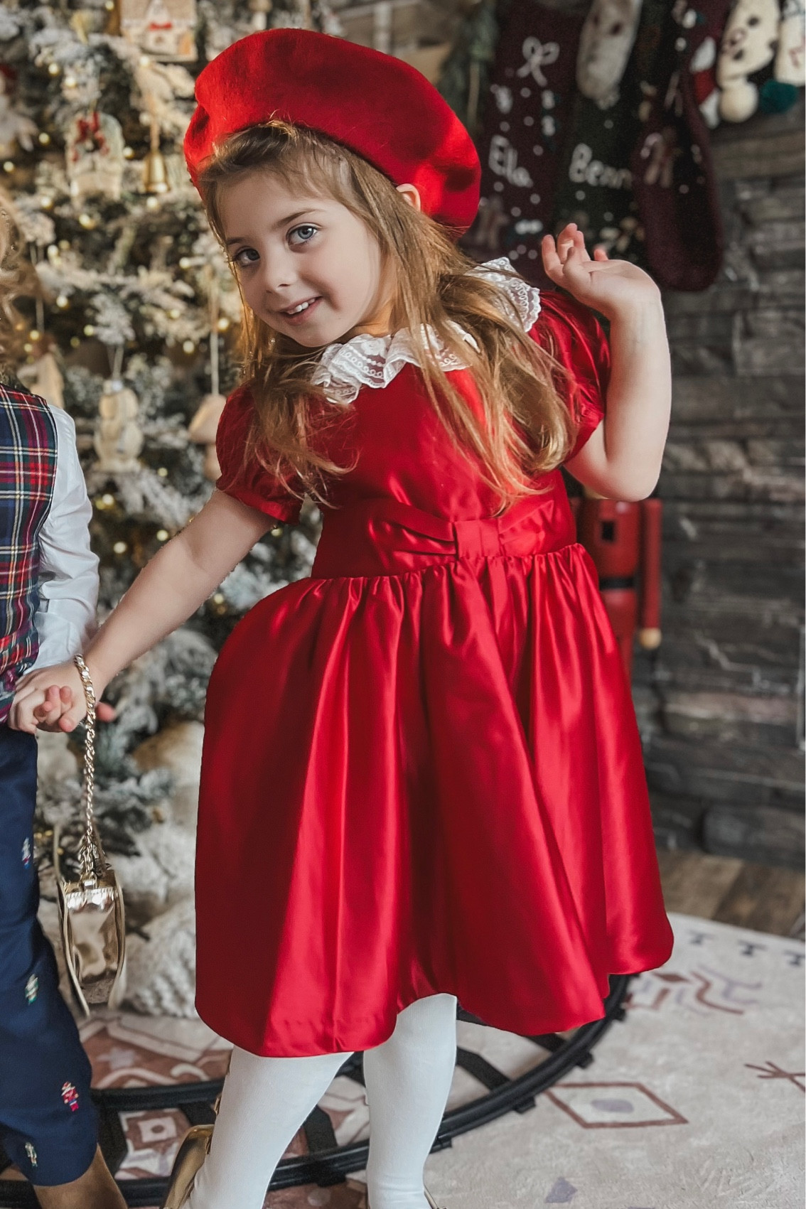 A real life American girl! Shop her outfit on sale now the PERFECT Christmas dress 

#LTKHoliday #LTKWatchNow #LTKCyberWeek