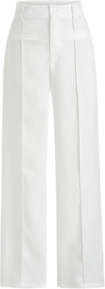 CIDER Solid Stitch Straight Leg Trousers | Amazon (US)