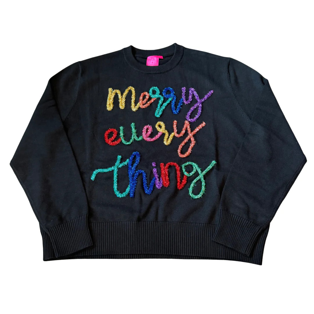 QOS Black Merry Everything Sweater Noir / Small | Refinery