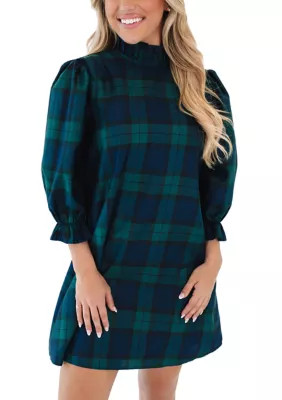 Women's Harlan Plaid Bow Dress | Belk
