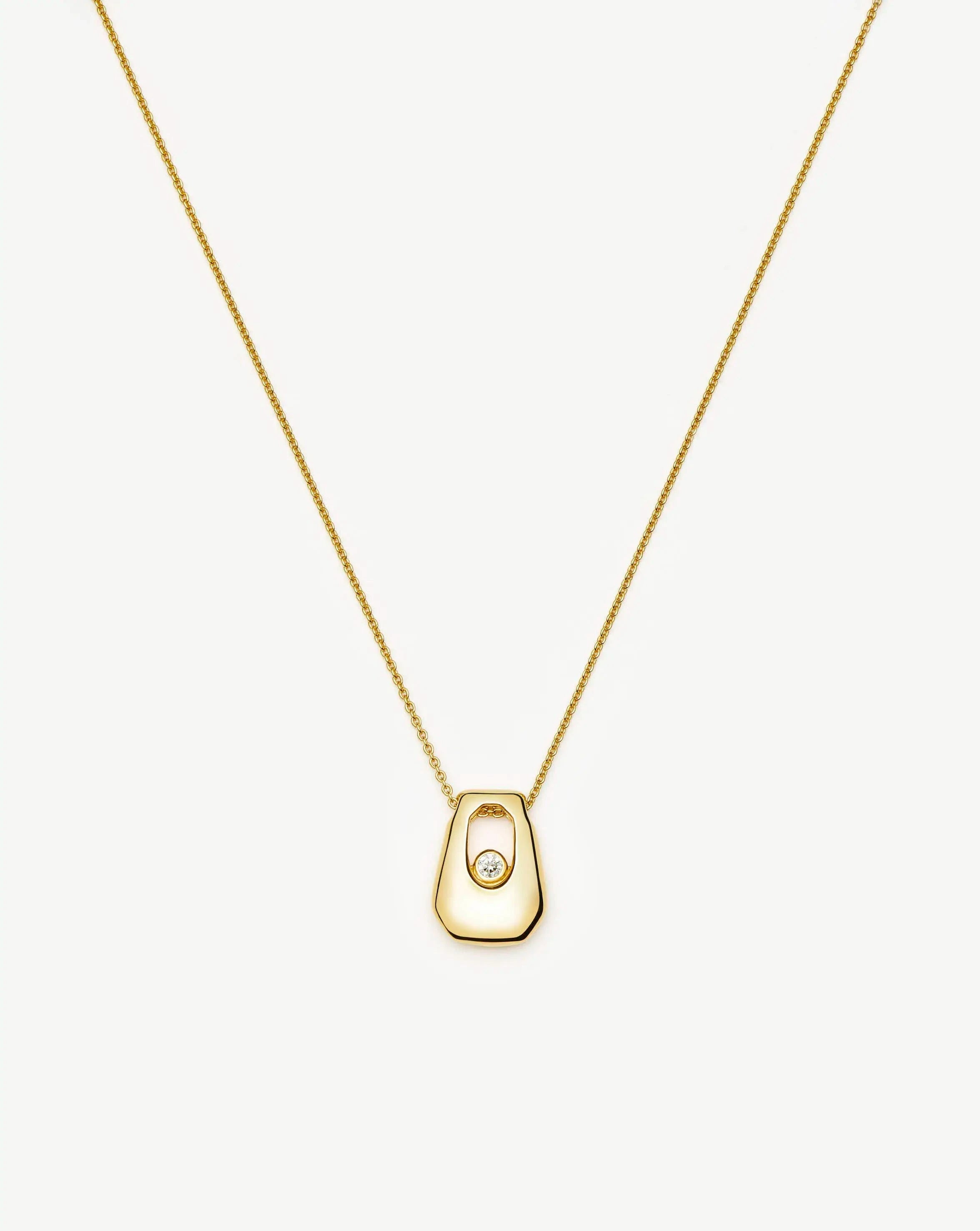 Lucy Williams Arco Pendant Necklace - Gold | Missoma UK | Missoma UK