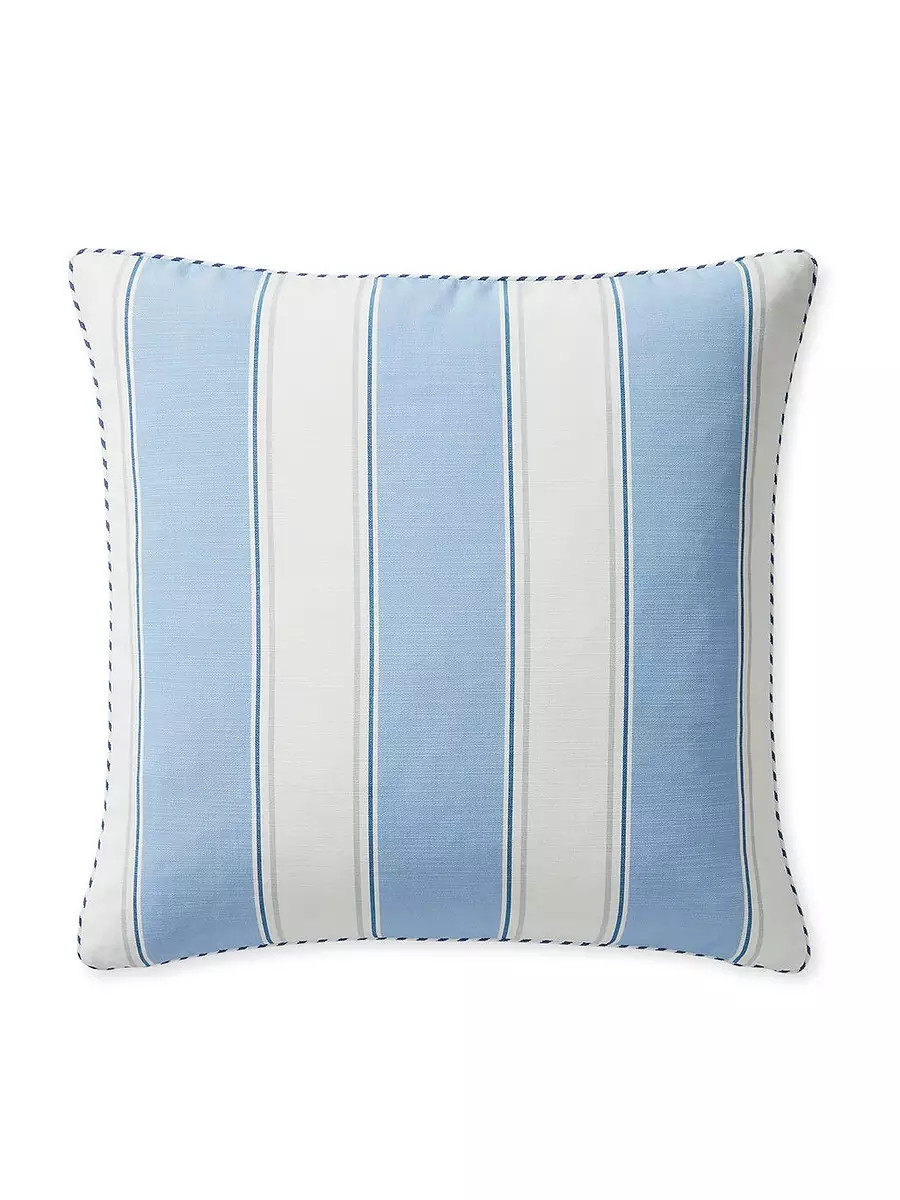 Perennials Port Stripe Outdoor Pillow Cover | Serena and Lily