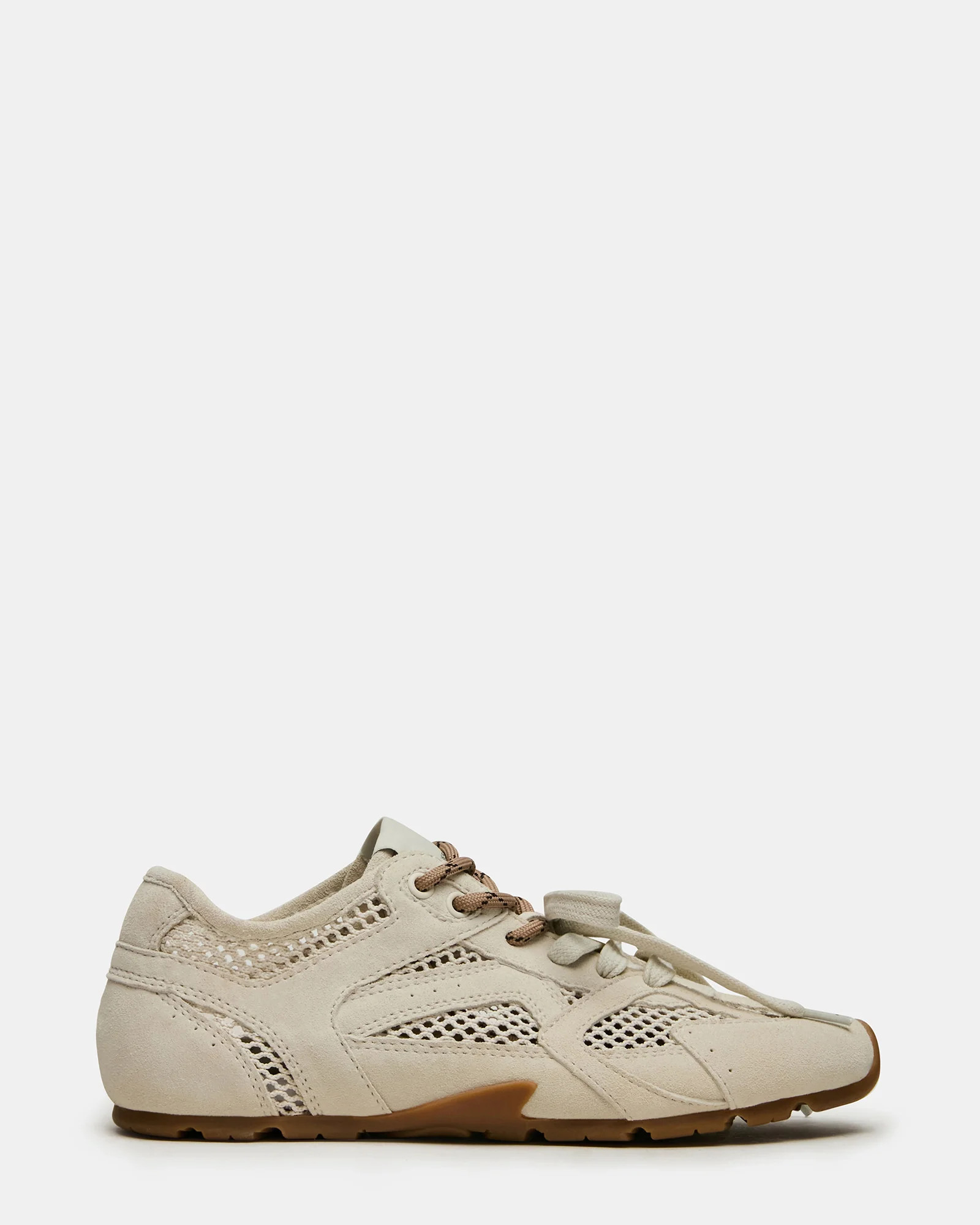 Steve Madden Women's Aziel Off/white Mesh Lace-Up Sneakers - Off White - Size 10 | Steve Madden (US)