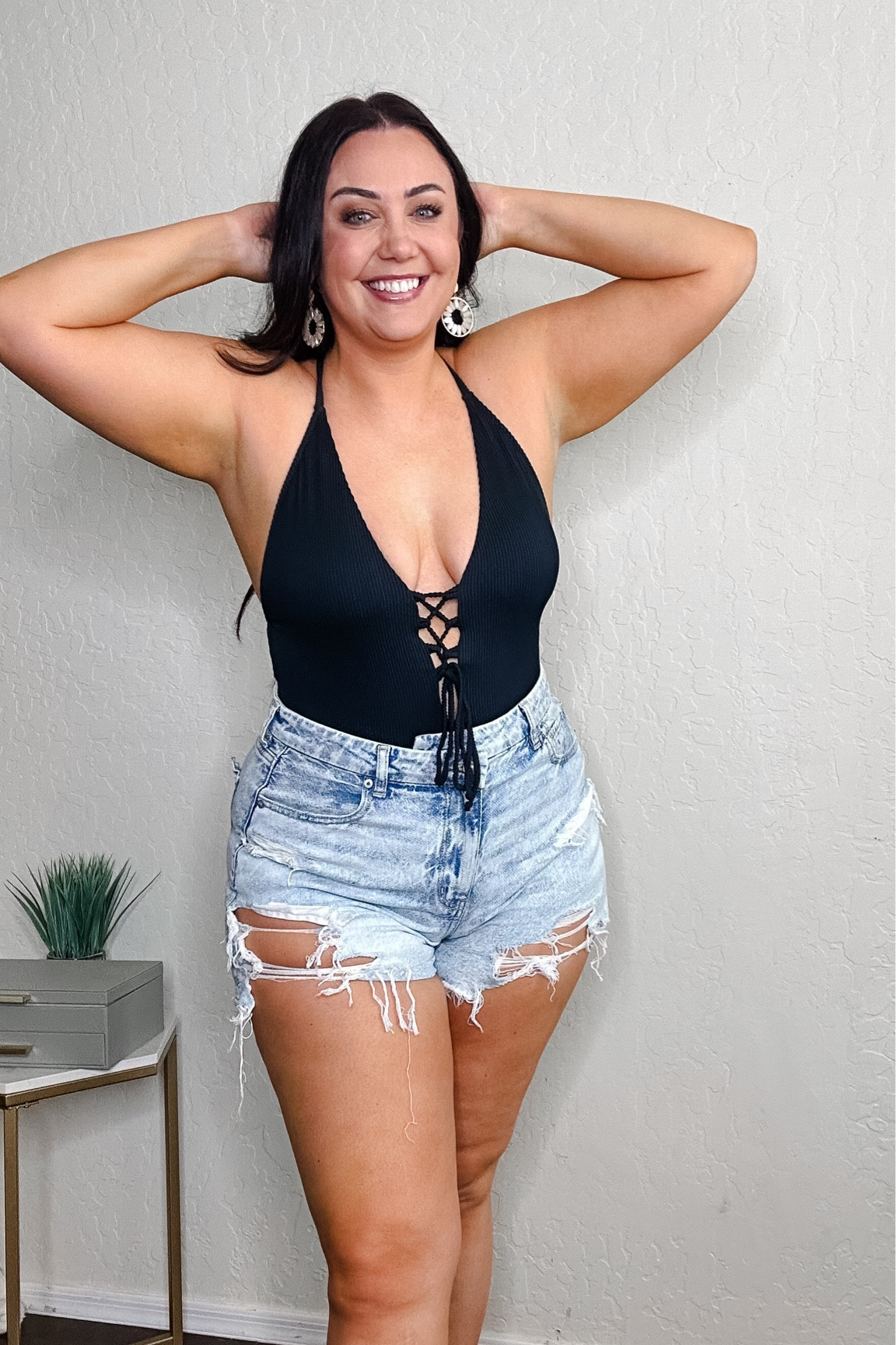 Curvy swim and mom shorts 
Bathing suit XL
Shorts 14 
For reference I am 5’5 and 194lbs 

#LTKfindsunder50 #LTKmidsize #LTKstyletip