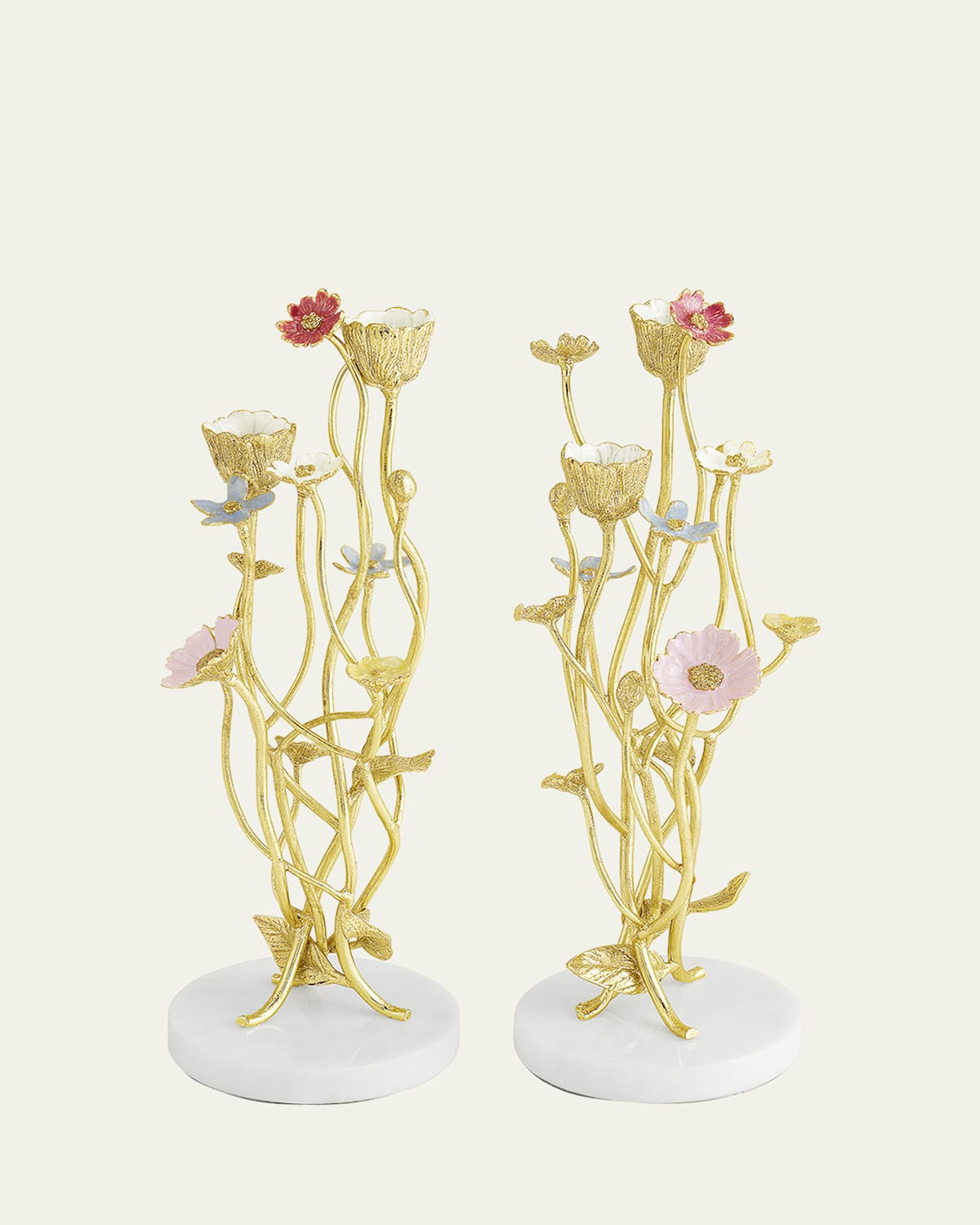 Wildflowers Candleholders, Set of 2 | Bergdorf Goodman