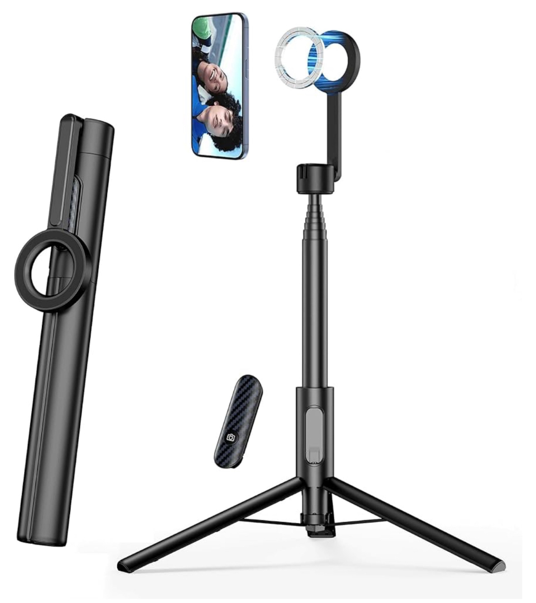 The only tripod you need! Makes filming works easier! Is strong and study and portable  

#LTKTravel #LTKFindsUnder100 #LTKVideo