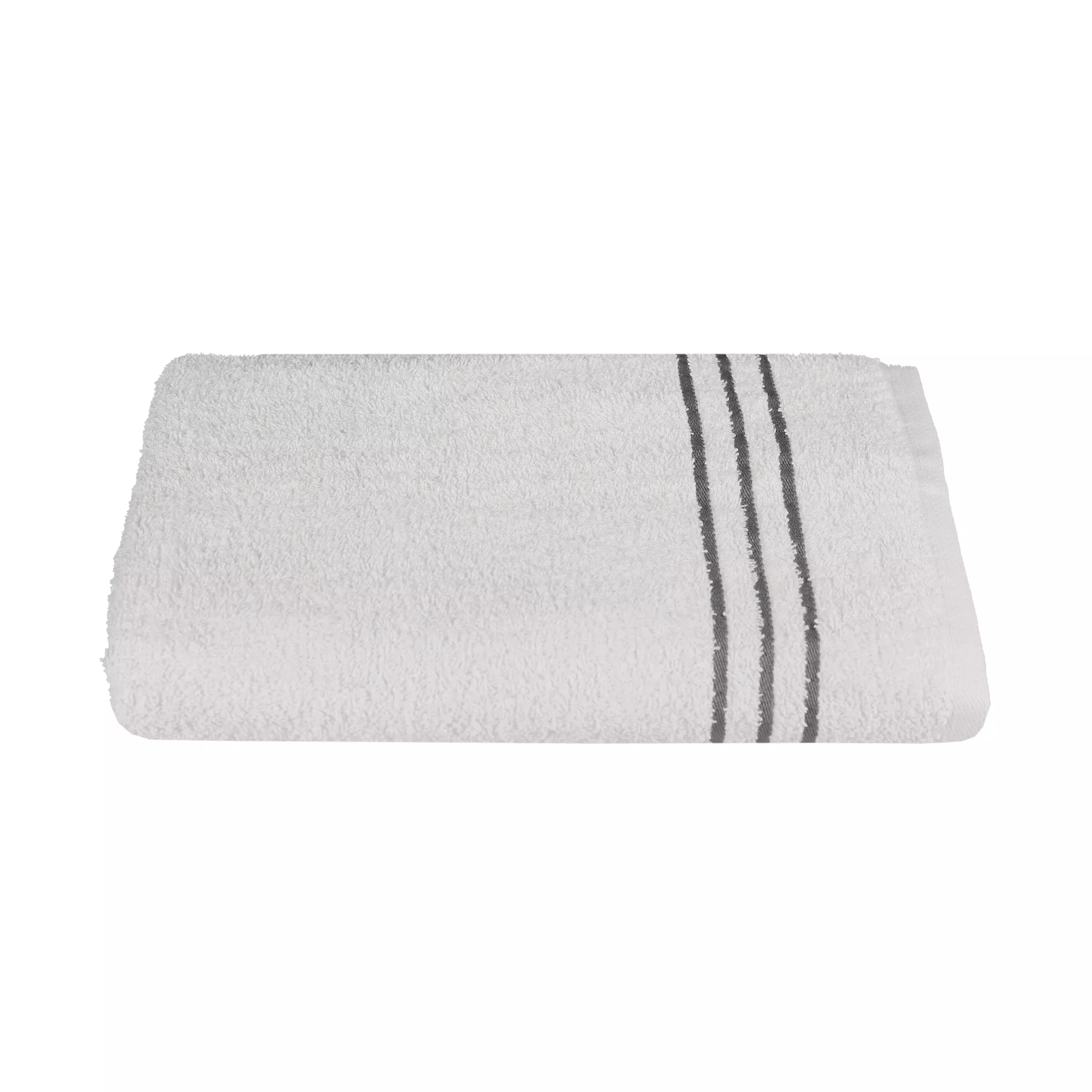 Mainstays Soft & Plush Cotton Adult Bath Towel, Gray