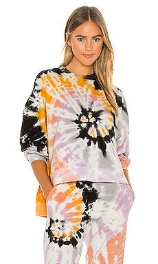 Electric & Rose Neil Sweatshirt in Wildrose Wave Wash from Revolve.com | Revolve Clothing (Global)