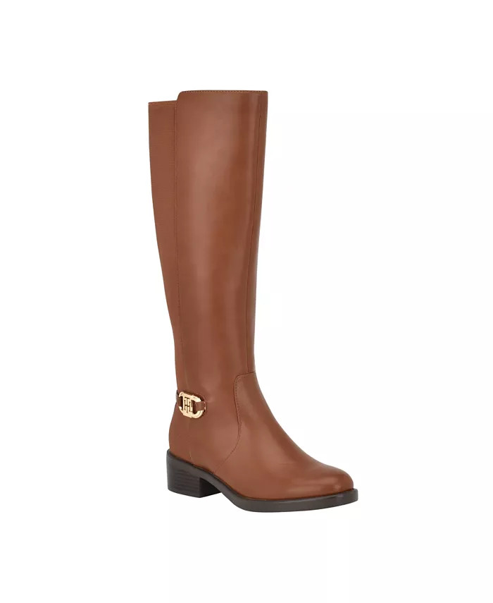 Tommy Hilfiger Women's Imizza Knee High Riding Boots - Macy's | Macy's