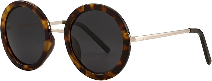 JOOX Polarized Retro Round Sunglasses for Women, Vintage Oversized Ladies Sun Glasses with 100% U... | Amazon (US)