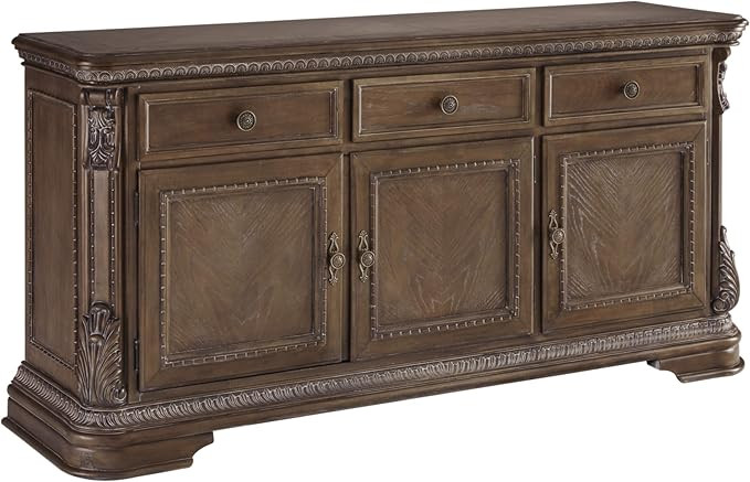 Signature Design by Ashley Charmond Dining Room Buffet, Brown | Amazon (US)