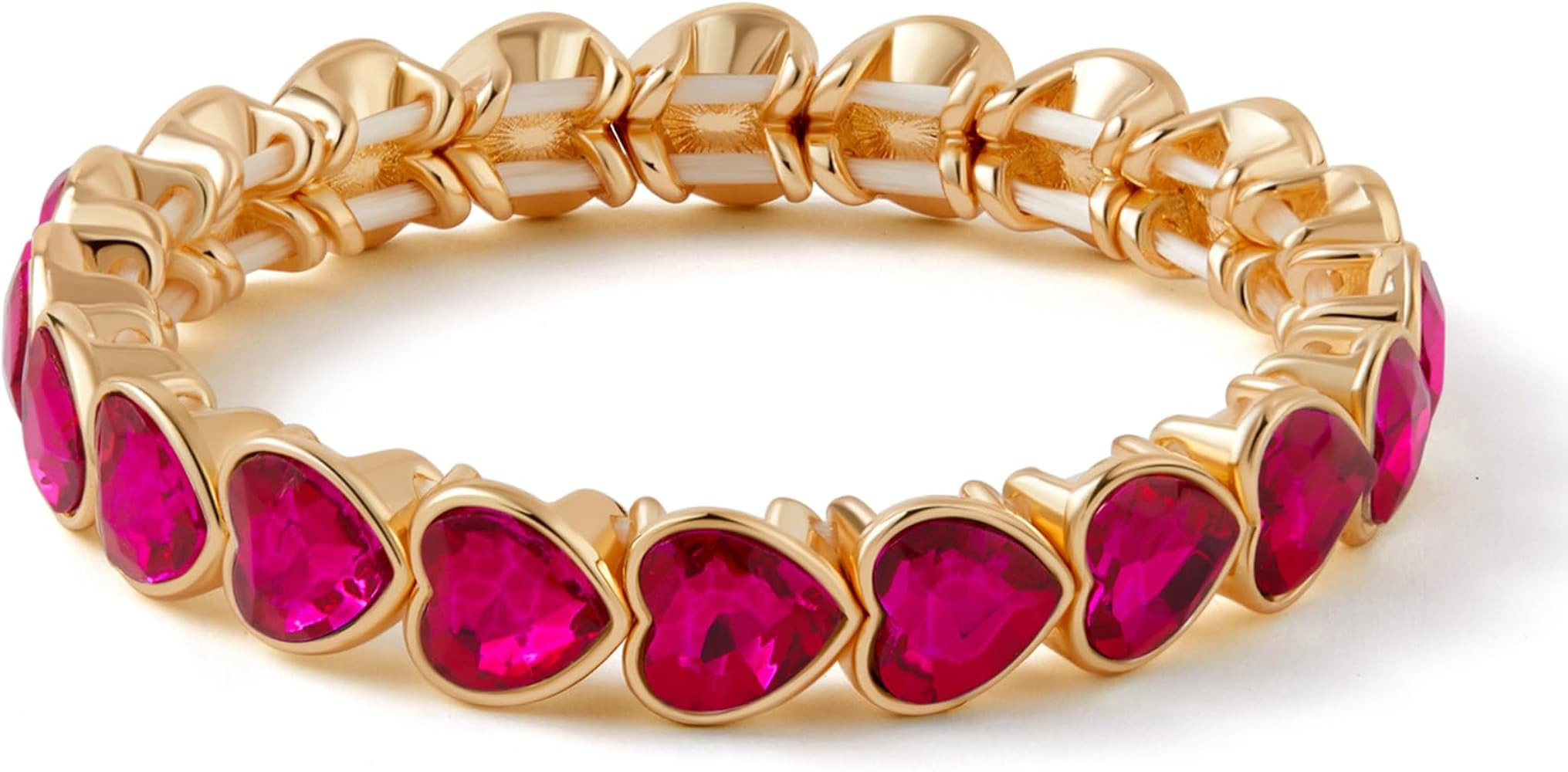 KELMALL Rhinestone Stretch Bracelet for Women, Elastic Statement Jewelry, Hypoallergenic for Dail... | Amazon (US)