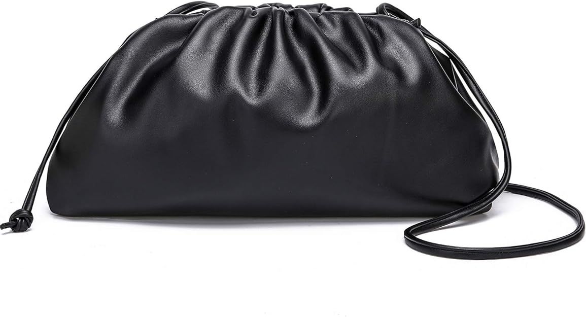 Dumpling Bags for Women Cloud Clutch Purse with Ruched Detail | Amazon (US)