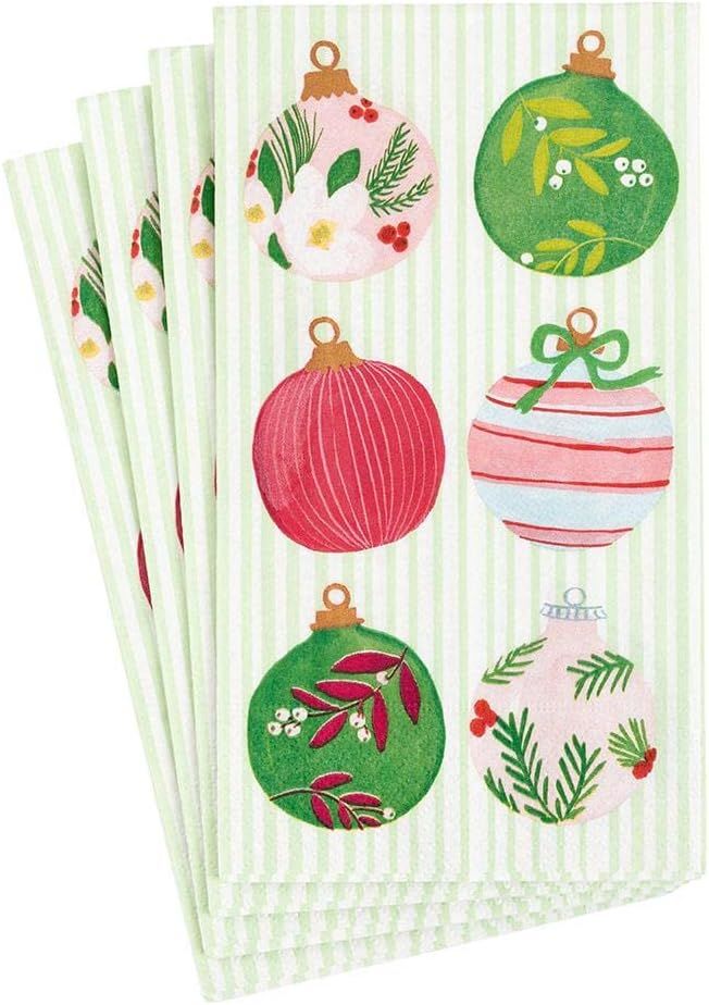 Amazon.com : Caspari Painted Ornaments Paper Guest Towel Napkins - Two Packs of 15 : Health & Hou... | Amazon (US)