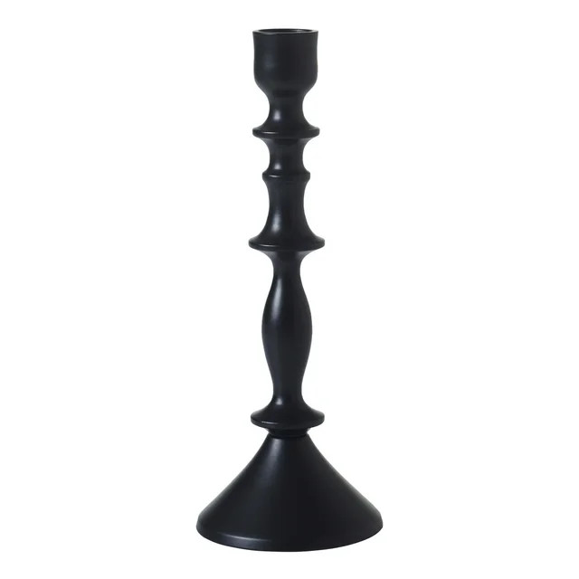 Beautiful Black Metal Taper Candle Holders by Drew Barrymore, Set of 3 | Walmart (US)