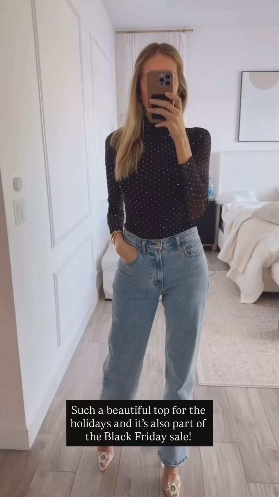 Holiday outfit 
Causal but elegant outfit for the holidays.
Fits true to size and I’m wearing size small 

#LTKootd #LTKHoliday #LTKU