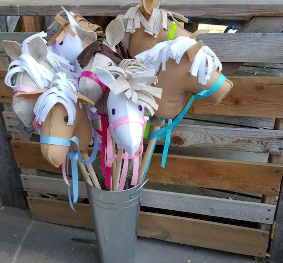 Stick Horse Party Favor Fully Assembled Sets  Hobby Horse | Etsy | Etsy (US)