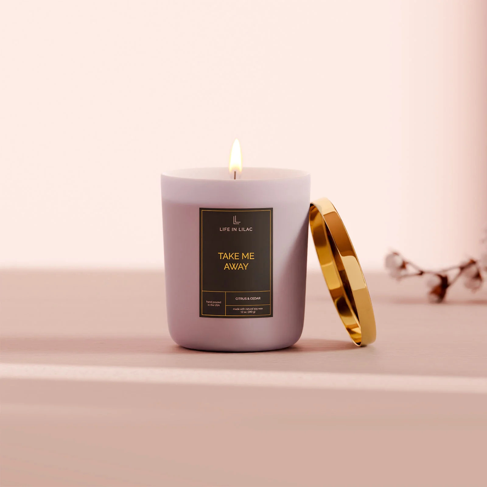 Take Me Away Candle | Life In Lilac