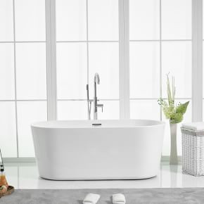 Cadence Freestanding Soaking Bathtub - 59" | West Elm (US)