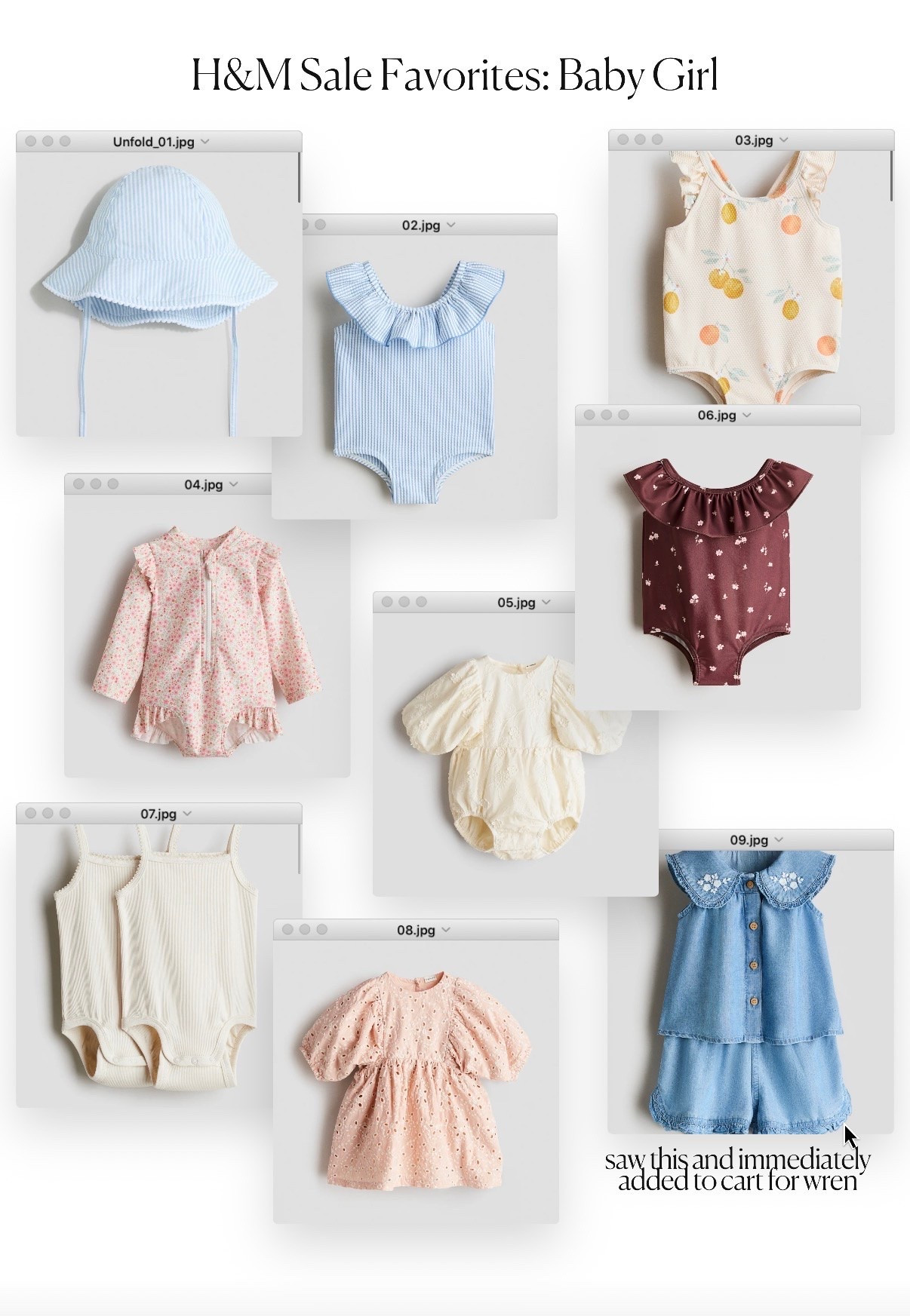 H&M baby girl sale favorites