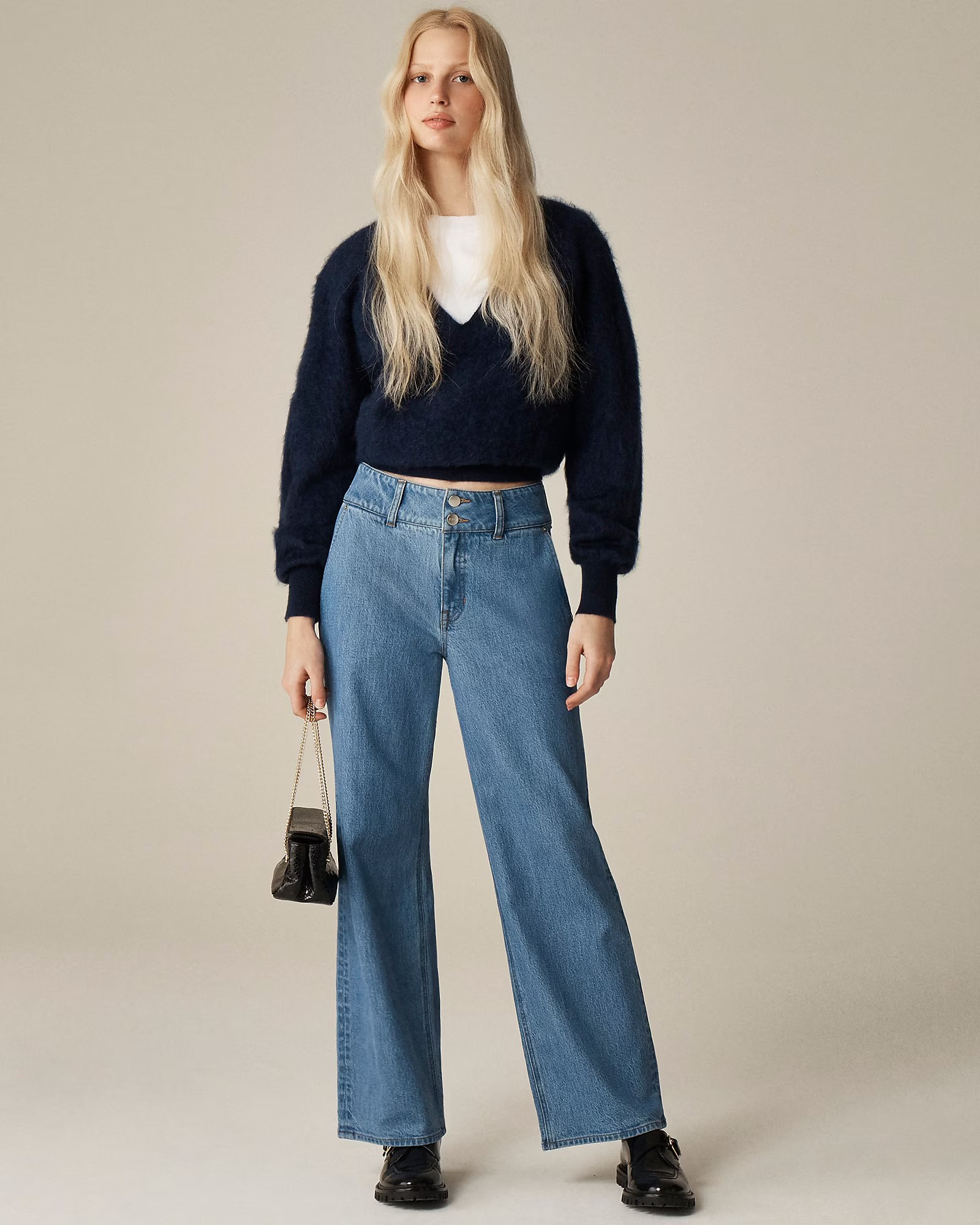 Stacked-button slim-wide jean in 1996 semi-stretch | J. Crew US
