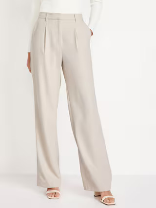 Extra High-Waisted Taylor Wide-Leg Trouser Pants | Old Navy (US)